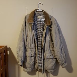 Vintage L.L. Bean Utility Coat with Corduroy Collar